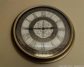 Refined Gold Framed Wall Clock