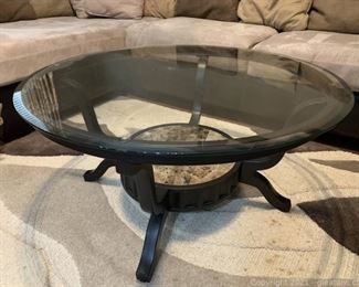 Stunning Glass Top Coffee Table
