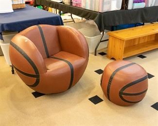 Basketball Chair/Ottoman