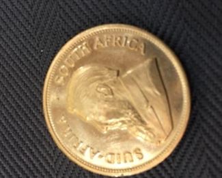 South Africa Gold Kurgerand 1978