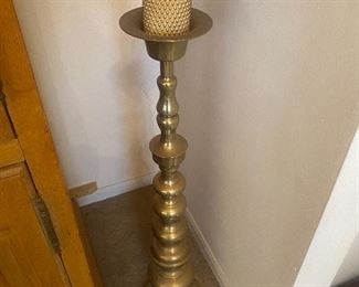 Bronze candleholder
33 inches tall and 8 inches deep
$150