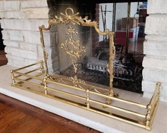 Brass fireplace cover						150
Brass fireplace protector				25
