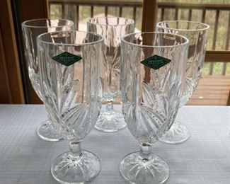 Shannon Crystal Footed Goblets (10 available)
