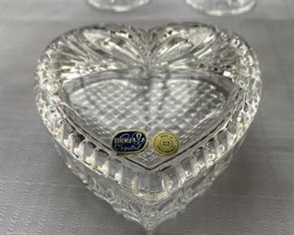 Bohemia Crystal Heart Dish