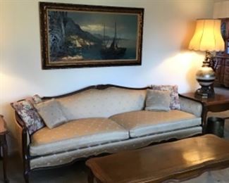 Vintage Sofa - Painting Not Available 