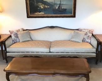 Coffee table w/ two drawers-  Painting Not Available 