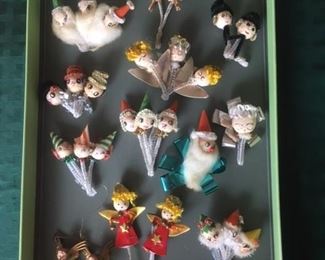 '50's spun-cotton Christmas decorations