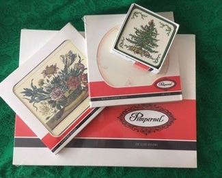 New Pimpernel Placemats, Casserole trivets, Hostess trays & Coasters