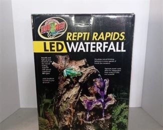 Zoo Med Repti Rapids LED Waterfall - Wood Style Medium - (13W x 8D x 10H)