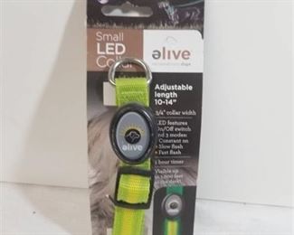 Green LED Collar. Small.