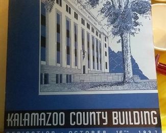 Dedication Kalamazoo County building 1937