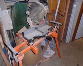 chop saw on stand