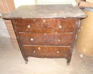 3 drawer oak dresser