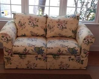 2 Person Lane Floral Upholstery Loveseat