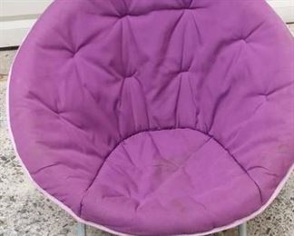 Modern Purple Saucer Chair