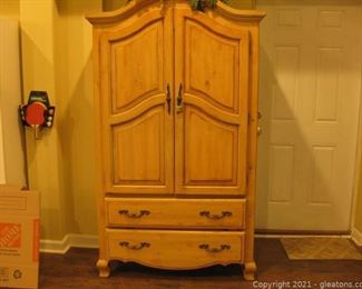 Pine Washed Armoire