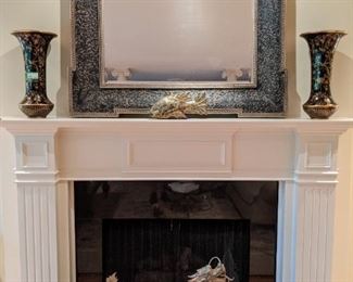 Who needs andirons, when you can have a hand-chased, nickel-plated dragon instead?