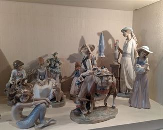 Another shot of the Lladro collection.