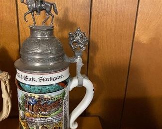 German Stein with Lid