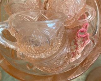 Vintage Punch Bowl Doll Cups