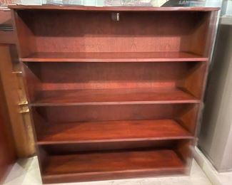 HALF OFF!  $22.50 NOW, WAS  $45.00......................Pair of Bookcases one not pictured 48" x 11", 52" tall (B686)