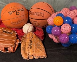 REDUCED!  $15.00 NOW, WAS  $20.00......Basketballs, Baseball Gloves and more (B930)