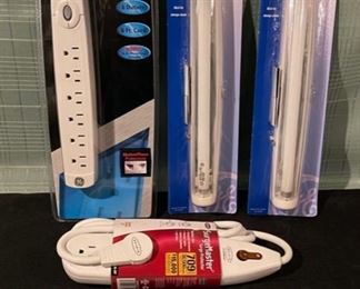 REDUCED!  $15.00 NOW, WAS  $20.00..................New Surge Protectors and Battery Closet Lights (B924)