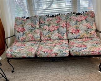 CLEARANCE  !  $60.00 NOW, WAS   $250.00.............Lyon Shaw Windflower Sofa (B022-A)