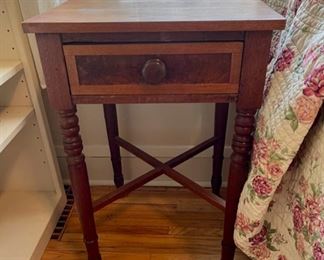 $50.00..................Vintage End/Side Table 18" x 17", 29 1/2" tall (B034)