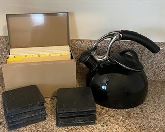 $10.00....................Teapot, Coasters and more (B109)