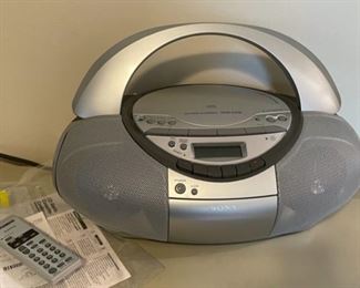 $40.00.................Sony CD Player/Radio (B154)