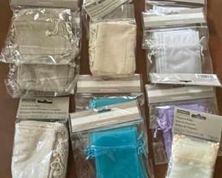 $20.00................Jewelry Bags, 11 sets new, one open (B228)