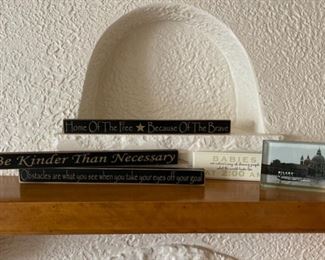 $6.00....................Signs and Frame (B234)