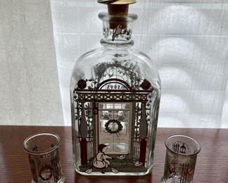 $20.00...................Decanter & 2 Glasses 2002 (B338)