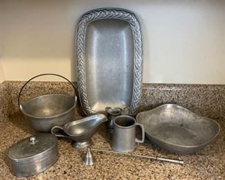 $30.00.....................Pewter Box, Platter and more (B306)