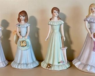 CLEARANCE!  $7.00 NOW, WAS  $20.00.......Growing Up Birthday Girls by Enesco 13 - 16 (B395)