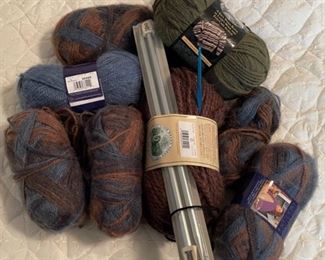 $12.00.....................Yarn and Knitting Needles (B452)