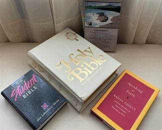 $12.00......................Large Holy Bible and more books (B497)