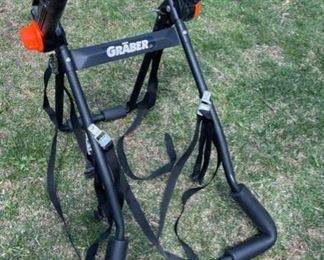 CLEARANCE !  $15.00 NOW, WAS   $50.00..............Graber Mountaineer Bike RAK Model # 1059z 3 Bike Rear Mounted Carrier  (B550)