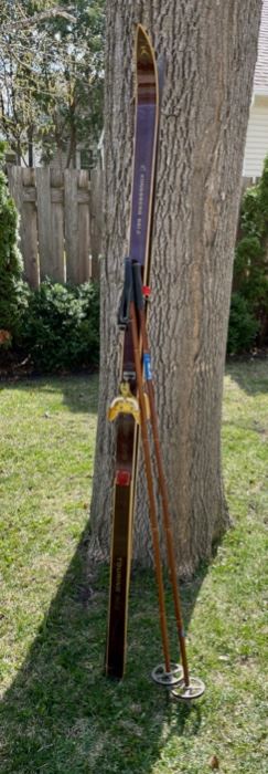 $80.00...............Touring 300 Made in Norway Muller 135 Wood Skis Kongsberg Ski (B554)