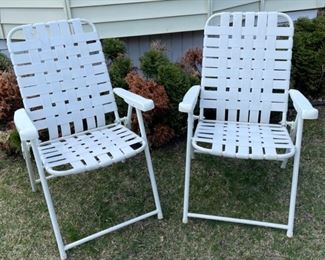$12.00.................Pair of Folding Lawn Chairs (B561)