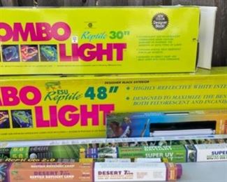 $50.00................Reptile Warming Lamps and Light Bulbs (B595)