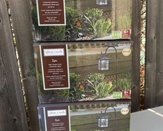 $25.00 each box....................New in Box Allen Roth 2 Pack Path Light Kits 3 boxes available (B602)