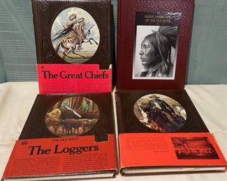 *JS........4 Old West Books (B648)