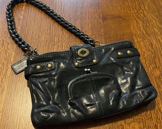 CLEARANCE !  $15.00 NOW, WAS  $50.00..................Coach Purse, braided strap  (B792)