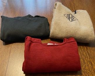 REDUCED!  $22.50 NOW, WAS  $30.00...............3 Large Wool Sweaters (B762)