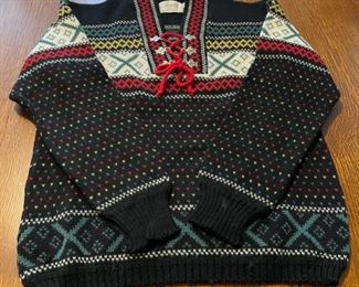 $60.00.....................Jersild Wool Sweater size Large (B758)
