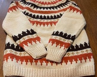 $40.00................Antar Tex Styles Hand Knit Wool Sweater Made in Scotland no size listed (B748)