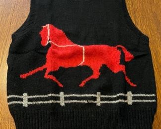 $30.00...................Vintage Robert Scott Shetland Wool Vest size 38 (B745)