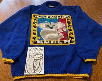 $25.00...................Australian Koala Kand Knit Wool Sweater Size Small (B744)